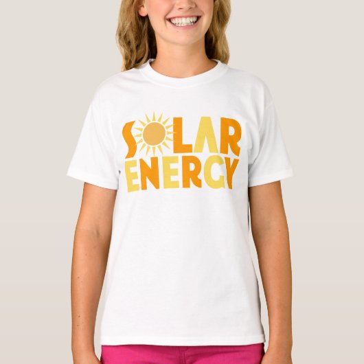 Zonne-energie Gift T-shirt (Voorkant)