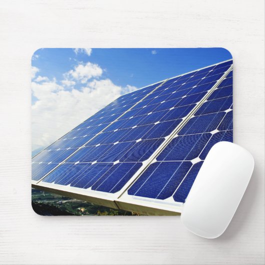 Zonne-energie - Groene Energie Mousepad Muismat (Met muis)