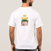Zonne-energie Heren T-shirt (Achterkant)