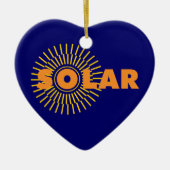 Zonne-energie Keramisch Ornament (Voorkant)