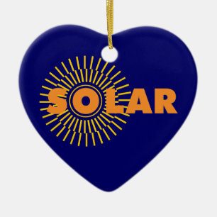 Zonne-energie Keramisch Ornament