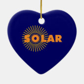 Zonne-energie Keramisch Ornament (Achterkant)