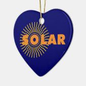 Zonne-energie Keramisch Ornament (Links)