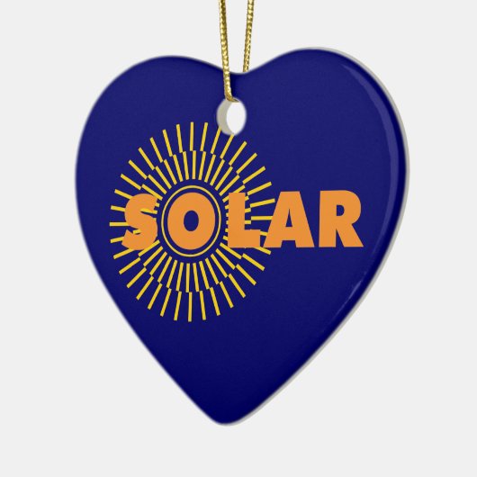 Zonne-energie Keramisch Ornament (Links)