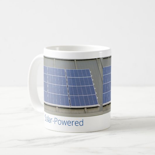 Zonne-energie Koffiemok (Voorkant links)