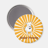 Zonne-energie magneet (Voorkant / Achterkant)