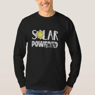 Zonne-energie omgekeerd fotovoltaïsch klimaat t-shirt