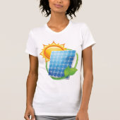 Zonne-energie Power Womens T-Shirt (Voorkant)