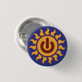 Zonne-energie Ronde Button 3,2 Cm (Voorkant /achterkant)