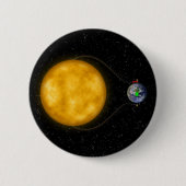 Zonne-energie - ronde button 5,7 cm (Voorkant)