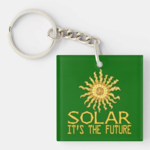 Zonne-energie Sleutelhanger