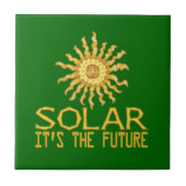 Zonne-energie Tegeltje (Voorkant)