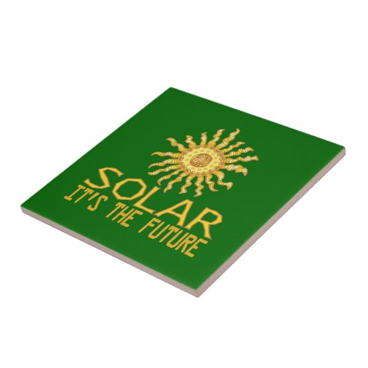 Zonne-energie Tegeltje (Zijkant)