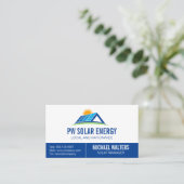 Zonne-energie | Thuis Tech Visitekaartje (Staand voorkant)