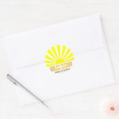 Zonne-energie Verspreid de Sunshine Sticker (Envelop)