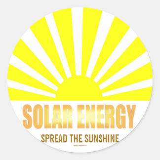 Zonne-energie Verspreid de Sunshine Sticker