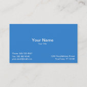 Zonne-energie Visitekaartje (Achterkant)