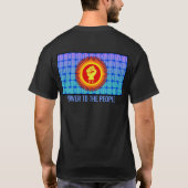 Zonne-energie voor het volk - T-shirt (Achterkant)