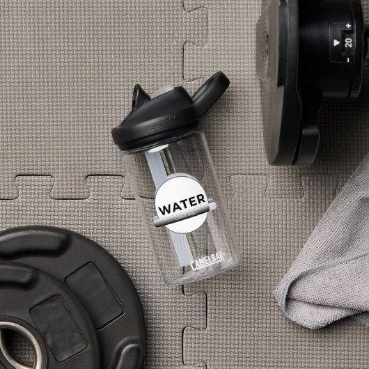 Zonne-energie waterfles quote | Aangepaste naam (Sportschool (Gedraaid)  )