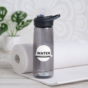 Zonne-energie waterfles quote Aangepaste naam