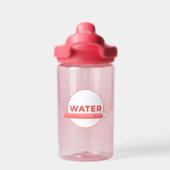 Zonne-energie waterfles quote | Aangepaste naam (Achterkant)