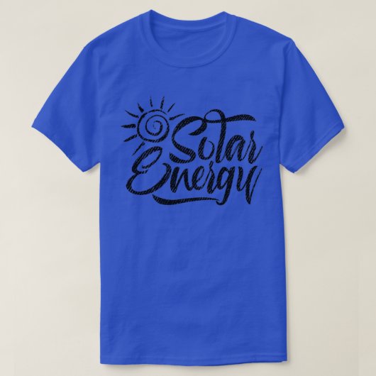 zonne-energie zonne-energie 13 t-shirt (Design voorkant)