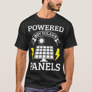 Zonne-energie Zonnepaneel Hernieuwbare energie T-shirt