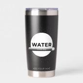 Zonne-energiequote | Aangepaste naam Geïsoleerde Drinkbeker (Voorkant)