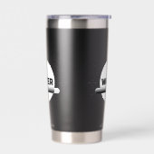 Zonne-energiequote | Aangepaste naam Geïsoleerde Drinkbeker (Links)