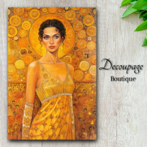Zonne Godin Klimt-Geïnspireerde Gouden Tijdperk De