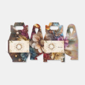 "Zonne gouden elegantie" Bedankdoosjes (Uitgevouwen)