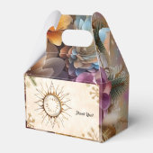 "Zonne gouden elegantie" Bedankdoosjes (Voorkant Zijde)