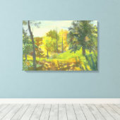 Zonne-herfst Canvas Afdruk (Insitu (Houten vloer))