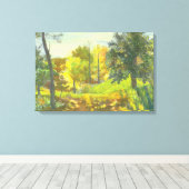 Zonne-herfst Canvas Afdruk (Insitu (Houten vloer))