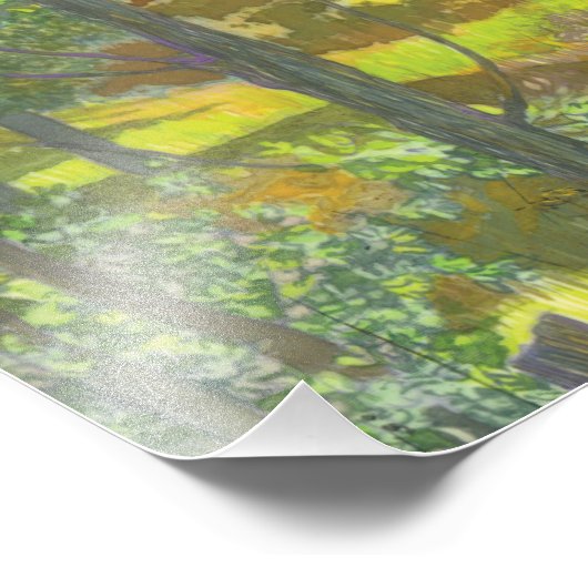 Zonne-herfst Foto Afdruk (Hoek)