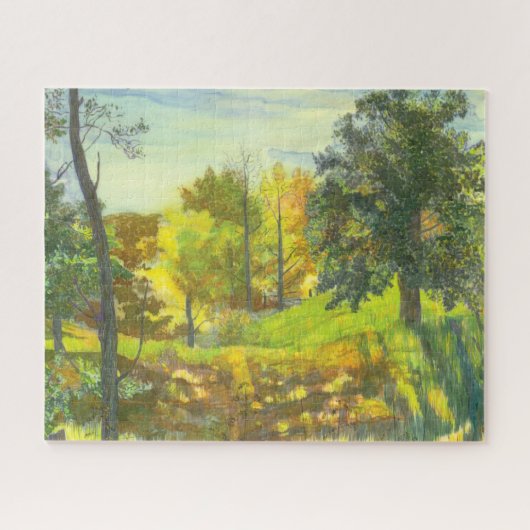 Zonne-herfst Legpuzzel (Horizontaal)