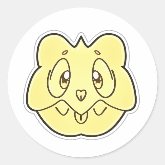 Zonne Kageko Fantasie Schepsel Sticker (Voorkant)