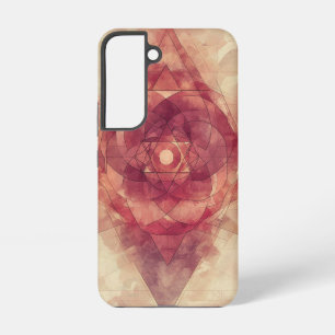 Zonne Krijger Silhouet Telefoonhoes Samsung Galaxy Hoesje