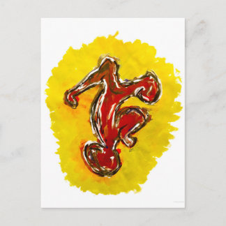 "Zonne-Man" — Briefkaart