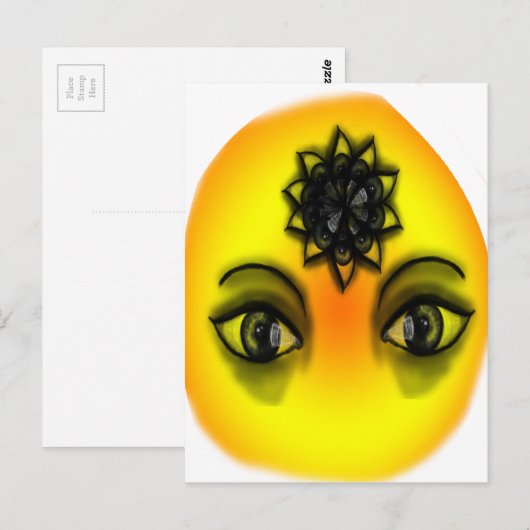 Zonne-ogen Briefkaart (Voorkant / Achterkant)