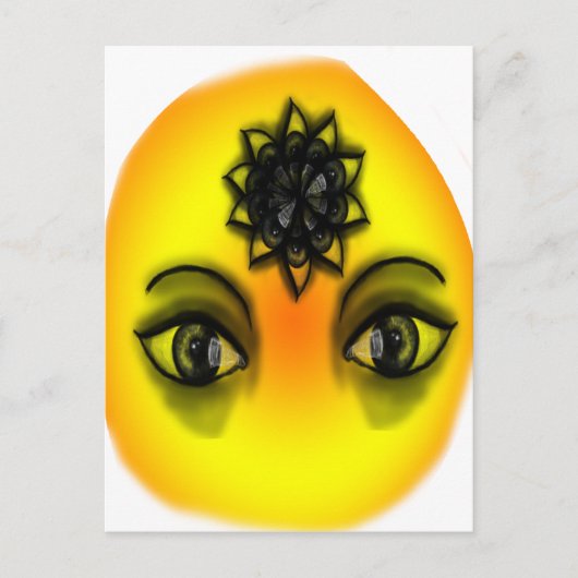 Zonne-ogen Briefkaart (Voorkant)