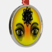 Zonne-ogen Metalen Ornament (Rechts)