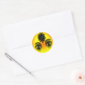 Zonne-ogen Ronde Sticker (Envelop)