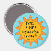 Zonne Praat de Heer Magneet (Voorkant / Achterkant)