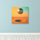 Zonne Reliek Canvas Afdruk (Insitu (Houten vloer))