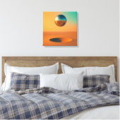 Zonne Reliek Canvas Afdruk (Insitu (Slaapkamer))