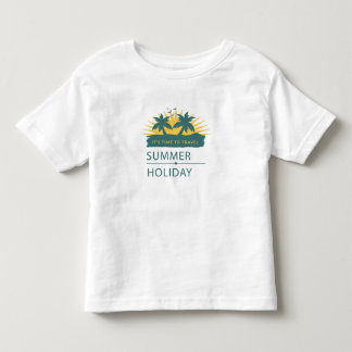 Zonne-retro zomers laptophoesje uit de jaren 70 kinder shirts
