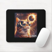Zonne-Shirt 2024 Eclipse Dragen Gles Muismat (Met muis)