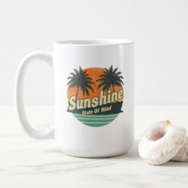 Zonne Staat Zomer Mok, Retro Strand Koffiekop Koffiemok