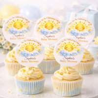 Zonne Thema Baby Shower Cake Toppers